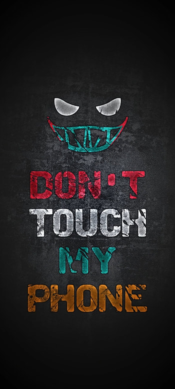 Don't Touch my , symbol, fictional character, would, dark, Smart HD phone wallpaper