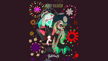 Splatoon 2 Splatty Halloween Ultra, Splatoon 2 HD wallpaper