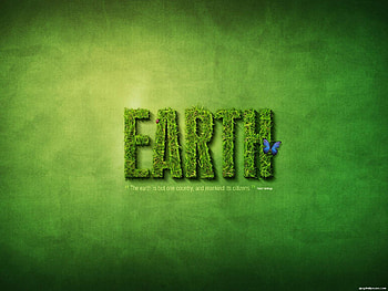 The Earth, word, lady, earth, butterfly, bug HD wallpaper