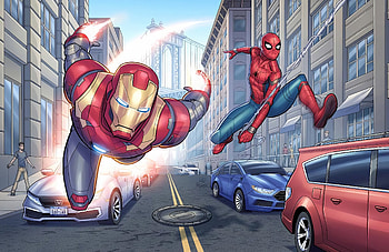 Ironman Spiderman, iron-man, spiderman, superheroes, artwork, digital-art HD wallpaper