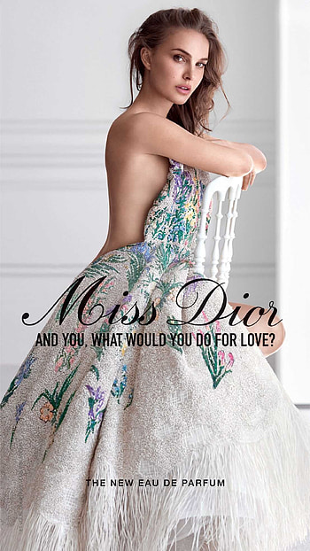 Natalie Portman, Miss Dior campaign, Hollywood actress, Red carpet style HD phone wallpaper