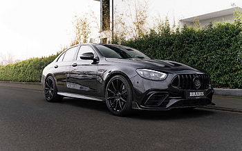 Brabus 800, Mercedes-Benz E-Class, W213, front view, exterior, black E-Class, E-Class tuning, W213 tuning, Brabus, German cars, Mercedes-Benz HD wallpaper