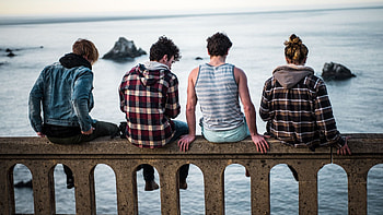 Life on the edge, True friendship, Trust and support, Unconditional love HD wallpaper