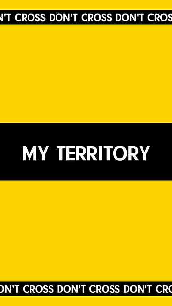Words, Inscription, Warning, Territory HD phone wallpaper