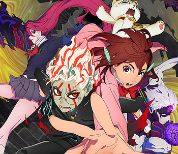 Dandadan — Momo Ayase & Aira Shiratori: Fiery Showdown, Anime, Dandadan, Ken Takakura, Momo Ayase, Aira Shiratori HD wallpaper