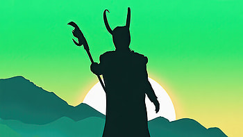 Loki Minimal Art , loki, superheroes, artist, artwork, digital-art, minimalism, minimalist HD wallpaper