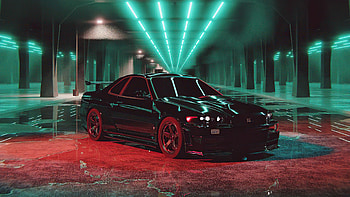 GTR R34, GTR Skyline HD wallpaper