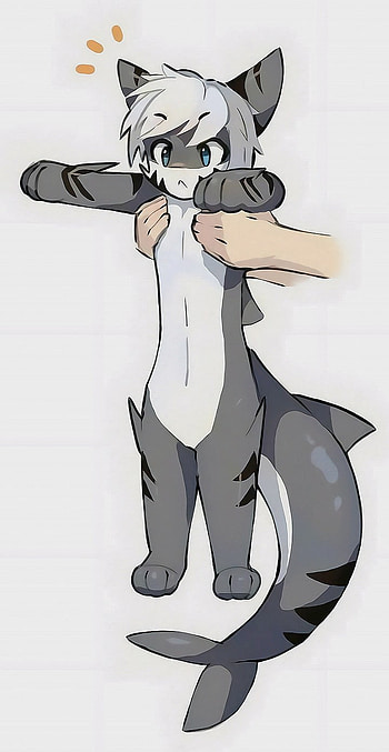 Tiger shark, furries, Changed, furry HD phone wallpaper