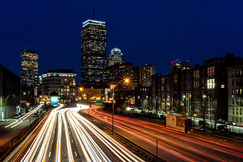 Cities, Building, Long Exposure, Night City, Skyscrapers HD wallpaper