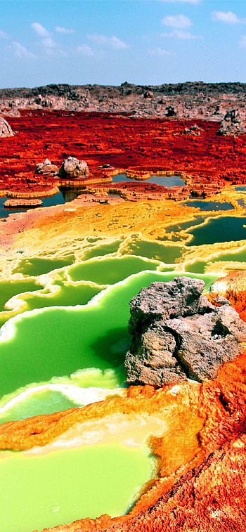 Dallol, Ethiopia HD phone wallpaper