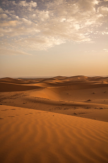 Nature, Sand, Desert, Horizon HD phone wallpaper
