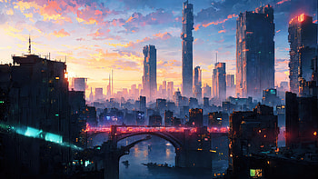 Pace Of The Ancient Cityscape, scifi, city, artist, artwork, digital-art HD wallpaper