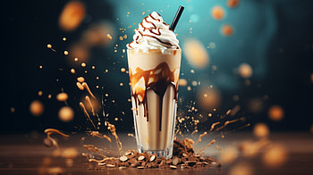 Espresso Dream Milkshake | Mocha Caramel Splash | Creamy Coffee Shake | Coffee Swirl, Coffee Milkshake, food, milkshake HD wallpaper