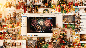 Festive Holiday Collage —, Christmas HD wallpaper
