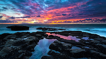 Serene Sunset, sunset, nature HD wallpaper