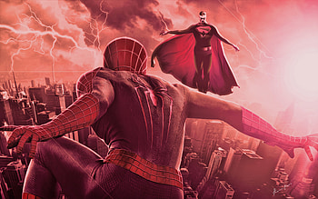 Spiderman Vs Superman, spiderman, superheroes, artwork, digital-art, art, artstation, superman HD wallpaper