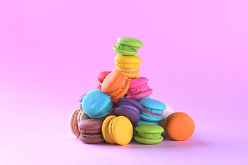 Bunch of macaron, food, portrait, sweets HD wallpaper