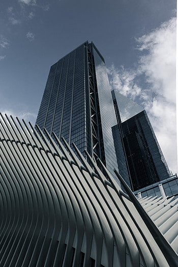 Cities, Architecture, Skyscraper, Building, Bottom View HD phone wallpaper