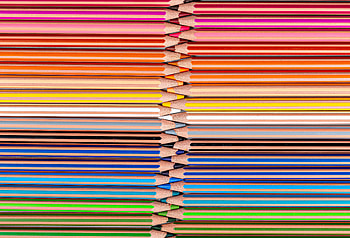 Macro, Miscellanea, Miscellaneous, Multicolored, Motley, Pencils, Gradient HD wallpaper