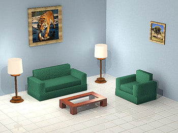 my 3D drawing room, blue, room, 3d, drawing, interior HD wallpaper
