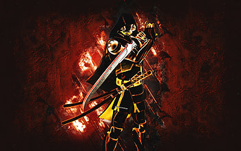 Fortnite Gilded Reality Ronin Skin, Fortnite, main characters, red stone background, Gilded Reality Ronin, Fortnite skins, Gilded Reality Ronin Skin, Gilded Reality Ronin Fortnite, Fortnite characters HD wallpaper