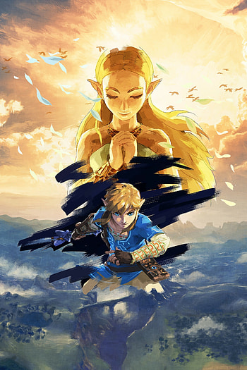 Breath of the Wild 2, Epic Legend of Zelda game, Jaw-dropping landscapes, Engaging gameplay HD phone wallpaper