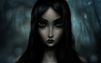 fantasy, dark, woman HD wallpaper