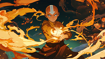 of Aang from Avatar: The Last Airbender, Anime, Avatar: The Last Airbender, Aang (Avatar) HD wallpaper