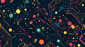 Vibrant Circuitry: Stunning for Tech Enthusiasts, circuit, circuit board, technology HD wallpaper