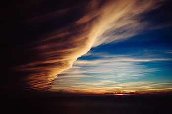 Nature, Sky, Night, Clouds, Mainly Cloudy, Overcast HD wallpaper