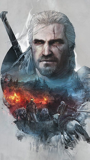 The Witcher gaming, Epic video game, Witcher 3: Wild Hunt, Action RPG HD phone wallpaper