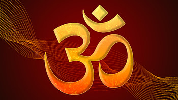 Aum, Spritual, Hinduism, Religious, Symbol HD wallpaper