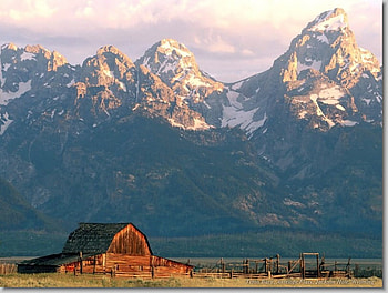 Old barn Grand Tetons mountains, tetons, old barn, mountains, grand HD wallpaper