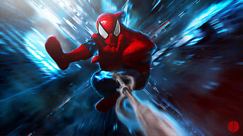 Spiderman Coming Art, spiderman, superheroes, artwork, artist, digital-art, deviantart HD wallpaper