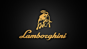 Lamborghini Logo, High-definition , Luxury brand, Stylish design HD wallpaper