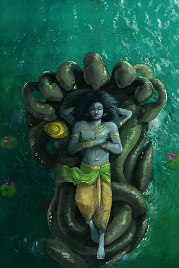 MYSTIC VISIONARY ART, Angry Vishnu HD phone wallpaper