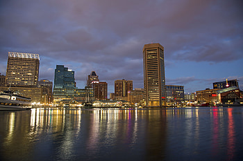 Baltimore Skyline, Posted by John Tremblay, Personalized , Local touch HD wallpaper