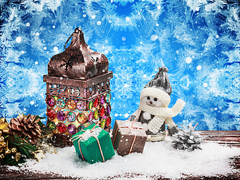 Xmas, decoration, merry, snow, christmas HD wallpaper