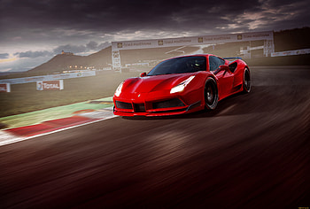 Ferrari On Track, ferrari, cars HD wallpaper