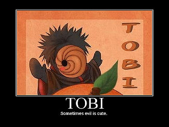 EVIL IS CUTE XD, cute, tobi, mask, madara HD wallpaper