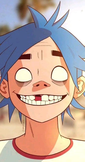 2D, head, gorrilaz HD phone wallpaper