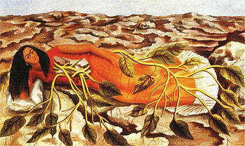 Roots, Frida Kahlo HD wallpaper
