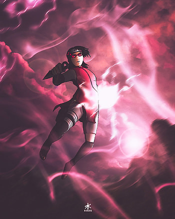 Sarada Uchiha, naruto, next generation, boruto, team 7 HD phone wallpaper