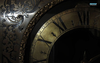 Clock with abstract pattern, clock, time, abstract, graphy HD wallpaper