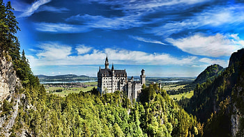 Cities, Germany, Neuschwanstein Castle, Fussen HD wallpaper