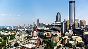 Atlanta Skyline, Travels, Atlanta , Top HD wallpaper