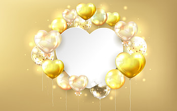 white heart frame, , love concepts, 3D balloons, heart frames, garter balls, love frames, hearts greeting cards HD wallpaper