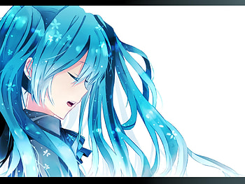 Hatsune Miku, blue, awesome, song, cute, vocaloid, beauty, nice, miku, music, singing, vocaloids, hatsune, aqua eyes, white, twintail, girl, aqua, beautiful, diva, tie, anime, pretty, aqua hair, cool, idol, virtual HD wallpaper