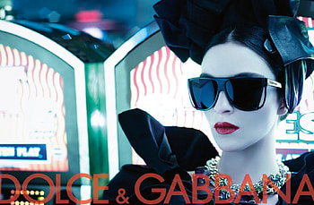 Dolce & Gabbana F/W09.10 01, fashion, ad campaign, steven klein, dolce and gabbana, eyewear, mariacarla boscono HD wallpaper
