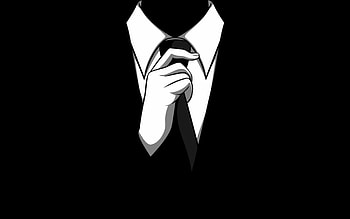 Art, Vector, Anonymous, Blazer, Coat, Tie HD wallpaper